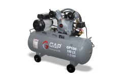100 lt 2 Kafa 8 Bar 2 Hp Pistonlu Hava Kompresörü - GP 100
