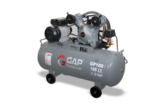 100 lt 2 Kafa 8 Bar 2 Hp Pistonlu Hava Kompresörü - GP 100