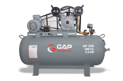 300 lt 2 Kafa 8 Bar 5.5 Hp Pistonlu Hava Kompresörü - GP 290