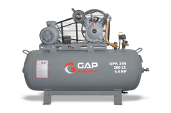 300 lt 2 Kafa 12 Bar 5.5 Hp Pistonlu Hava Kompresörü - GPK 290