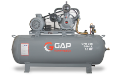 500 lt 3 Kafa 12 Bar 10 Hp Pistonlu Hava Kompresörü - GPK 390