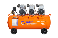 100 lt Sessiz ve Yağsız Hava Kompresörü - GPS 750x3