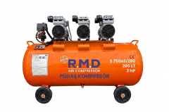 RMD 200 lt Sessiz ve Yağsız Hava Kompresörü - S 750x3/200