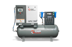 10 Hp 500 lt Depo Üstü Vidalı Hava Kompresörü - GPV 10 A