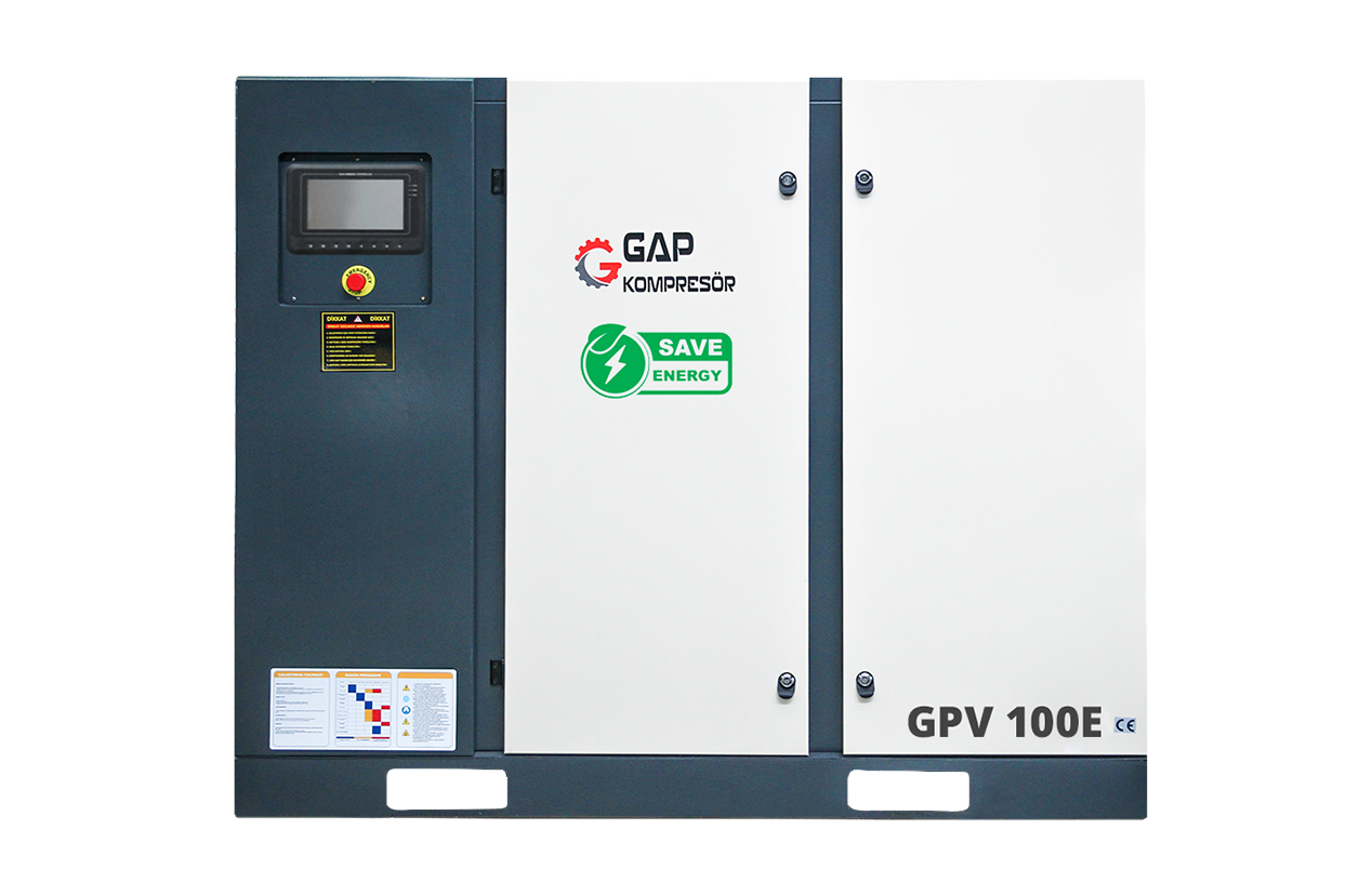 100 Hp 2000 lt İnvertörlü Vidalı Hava Kompresörü - GPV 100 E